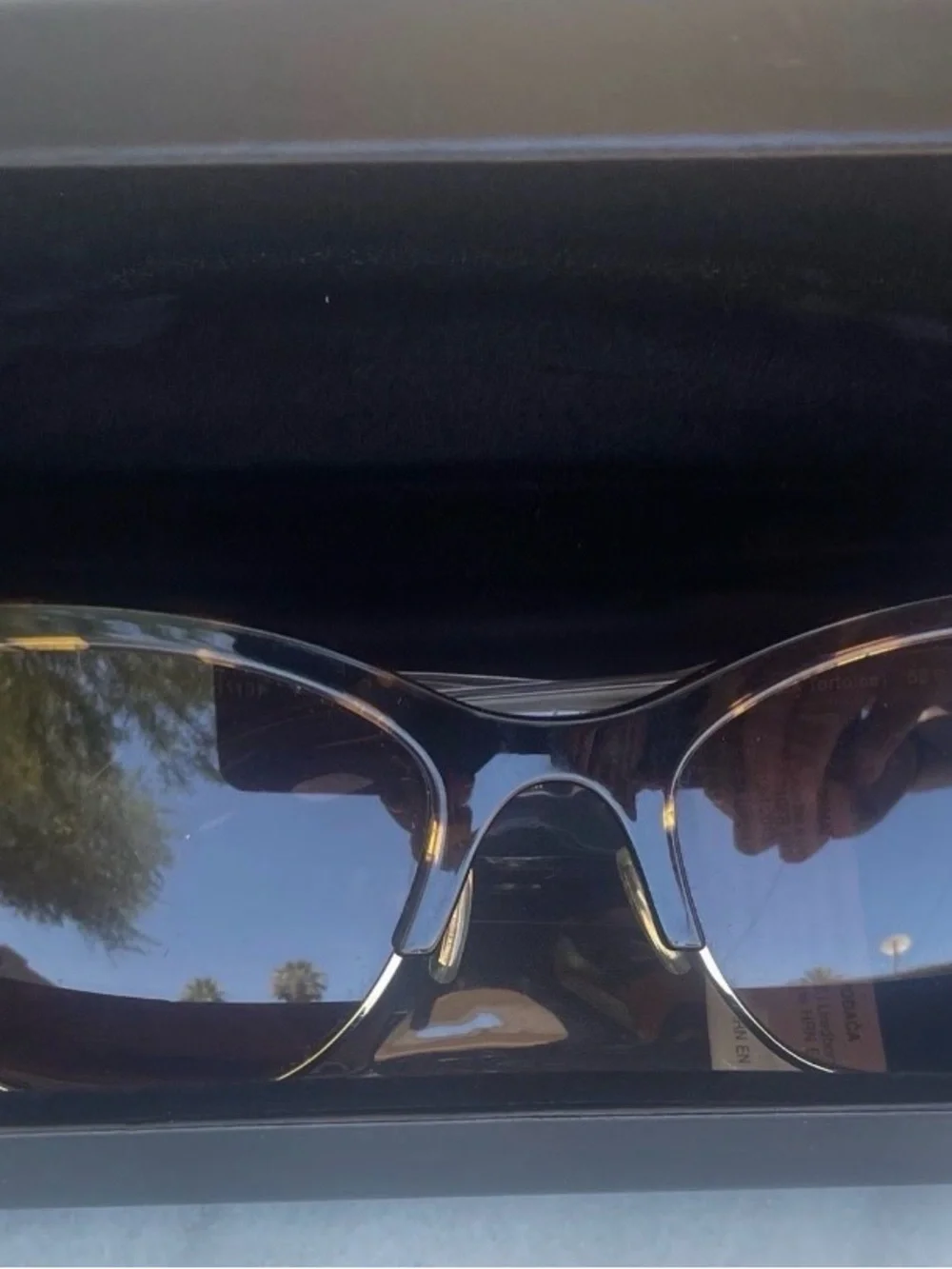 Coach HC8277 Dark Tortoise Brown Gradient Cat Eye Sunglasses
